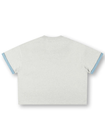 Camiseta Holgada con Capas Miami Bling-475