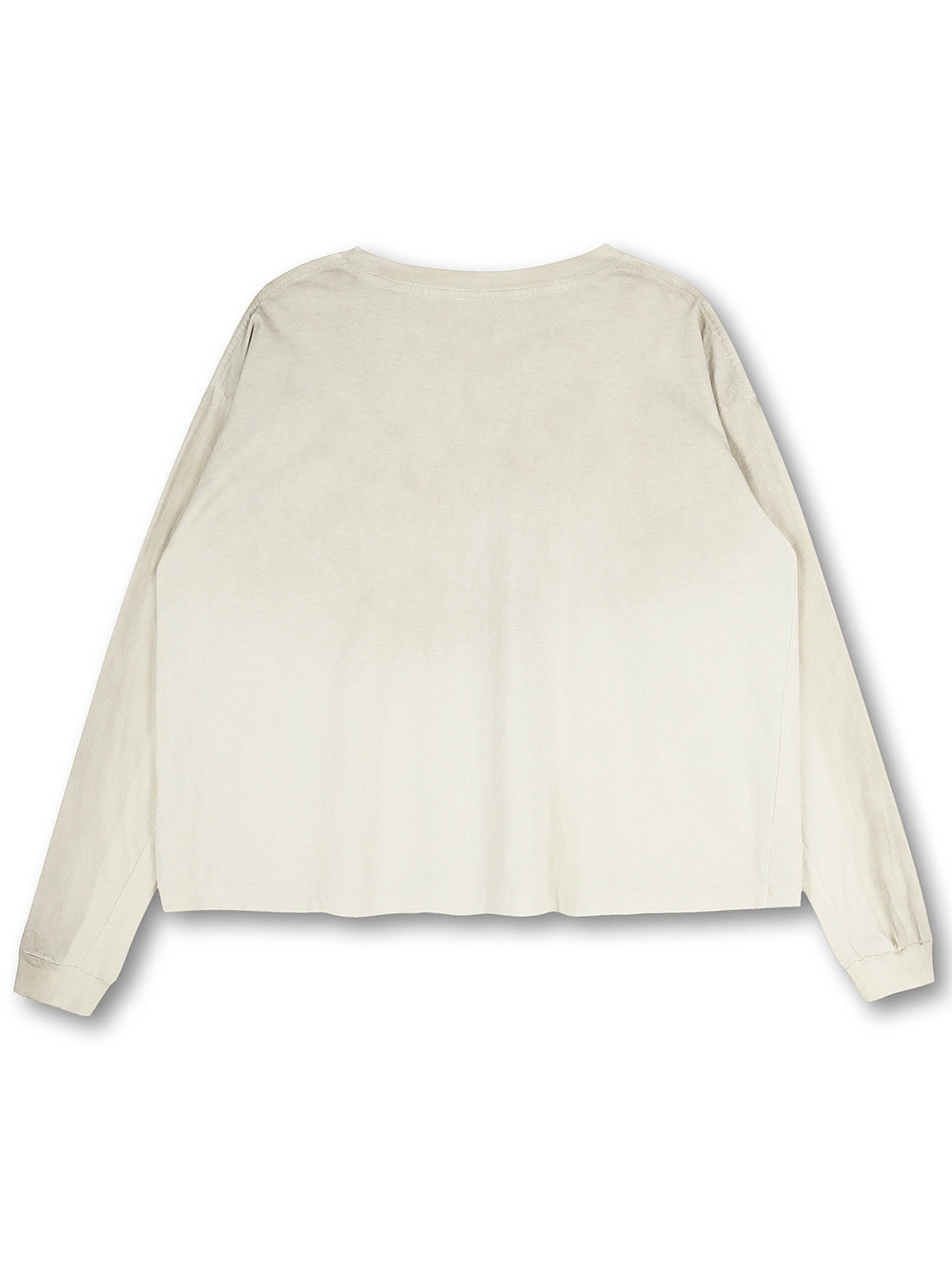 Faded Melancholy Quote Boxy L/S -737