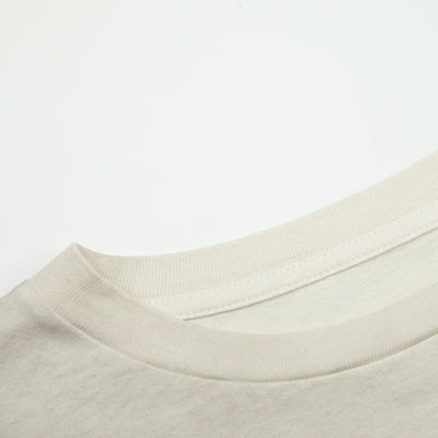 Faded Melancholy Quote Boxy L/S -737