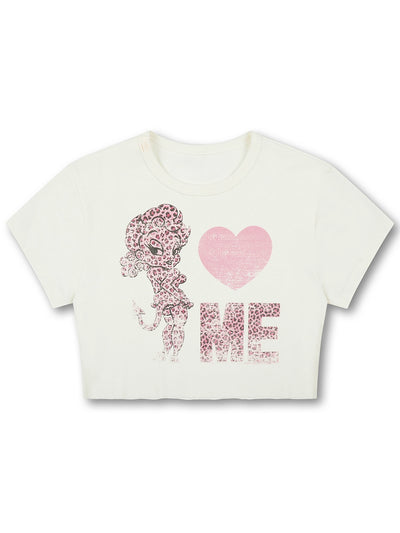 Bootleg Devil Stretch Baby Tee-732