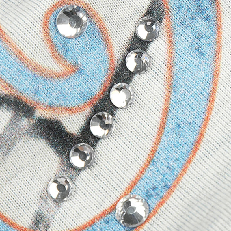 Camiseta Holgada con Capas Miami Bling-475