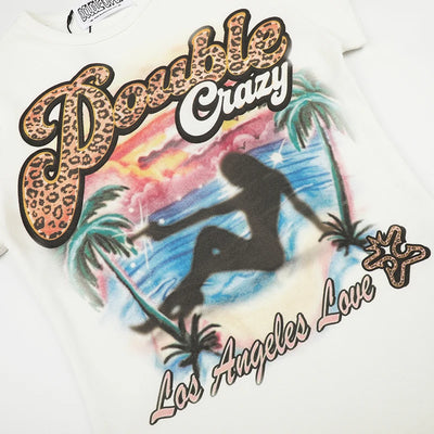 Leopard Gun Girl Baby Tee-608