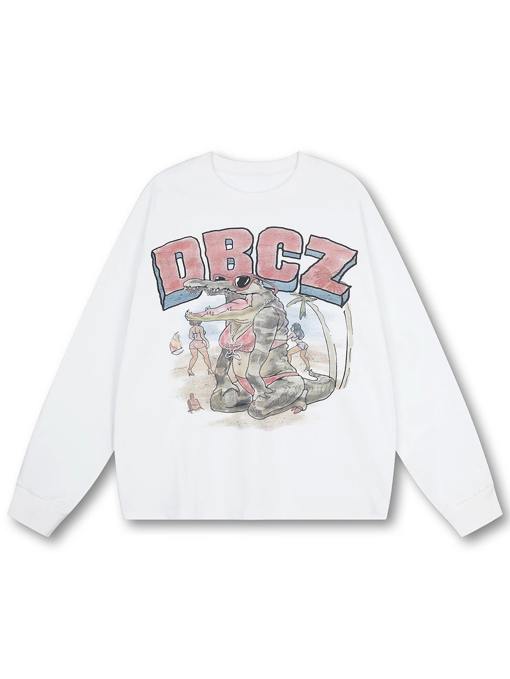 Camo Croc Bikini Boxy L/S-747