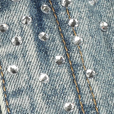 Sparkle Tribal Fire Wide Jeans-611