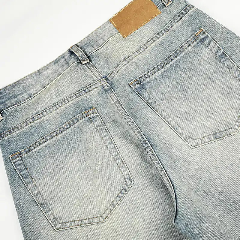 Sparkle Tribal Fire Wide Jeans-611