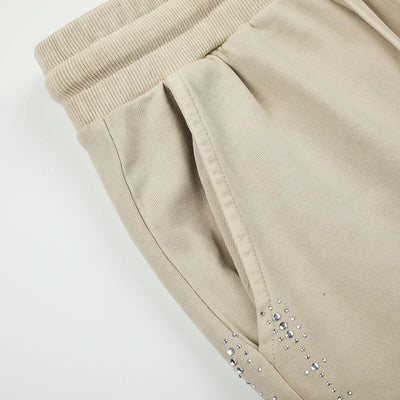 400G Rhinestone Stripe Flares-755