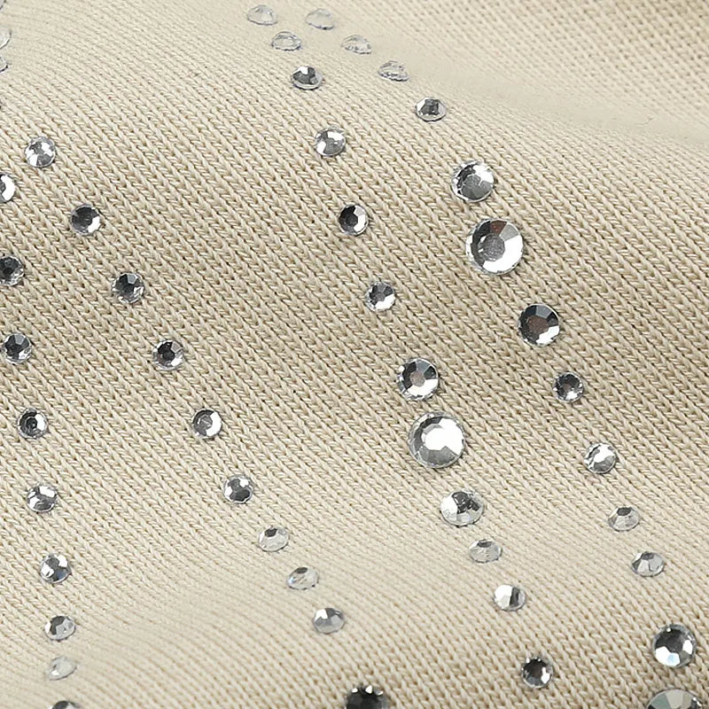 400G Rhinestone Stripe Flares-755
