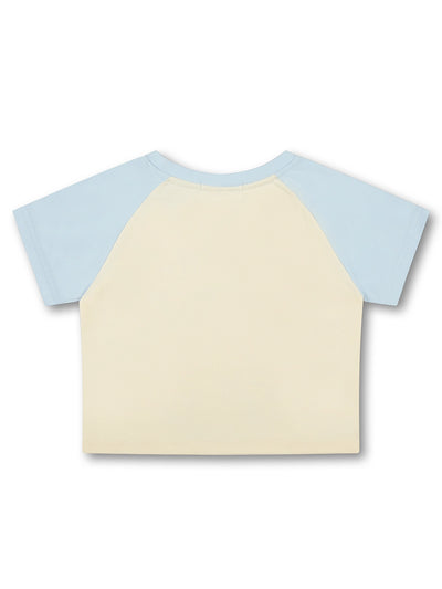 Top corto estilo retro con brillos para coche-620