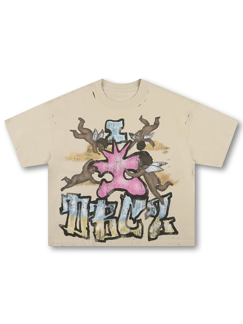 Camiseta Vintage "Ángel Grafiti"-677
