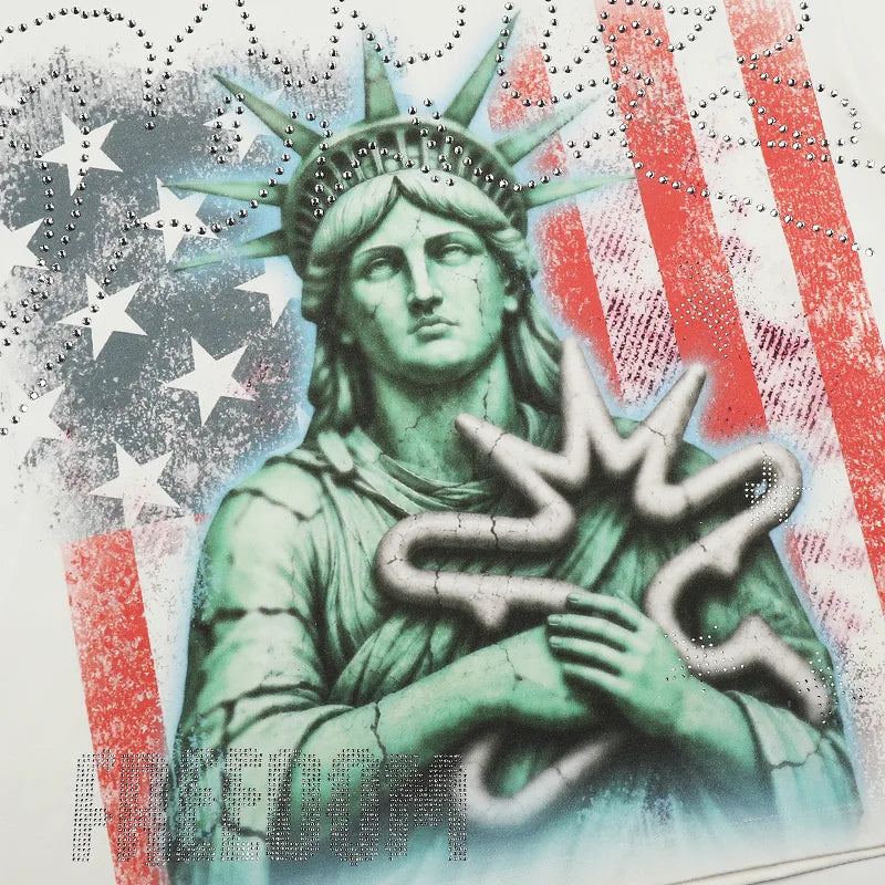 90s Grunge Liberty Bling Tee-684