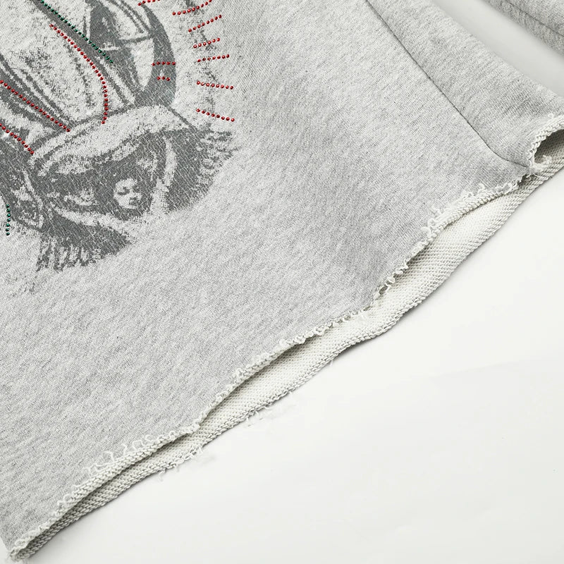 Pantalones cortos de Guadalupe con pedrería-654