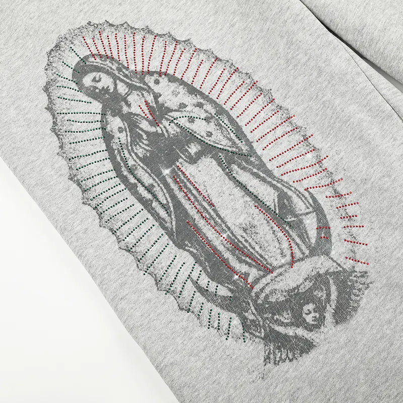 Pantalones cortos de Guadalupe con pedrería-654