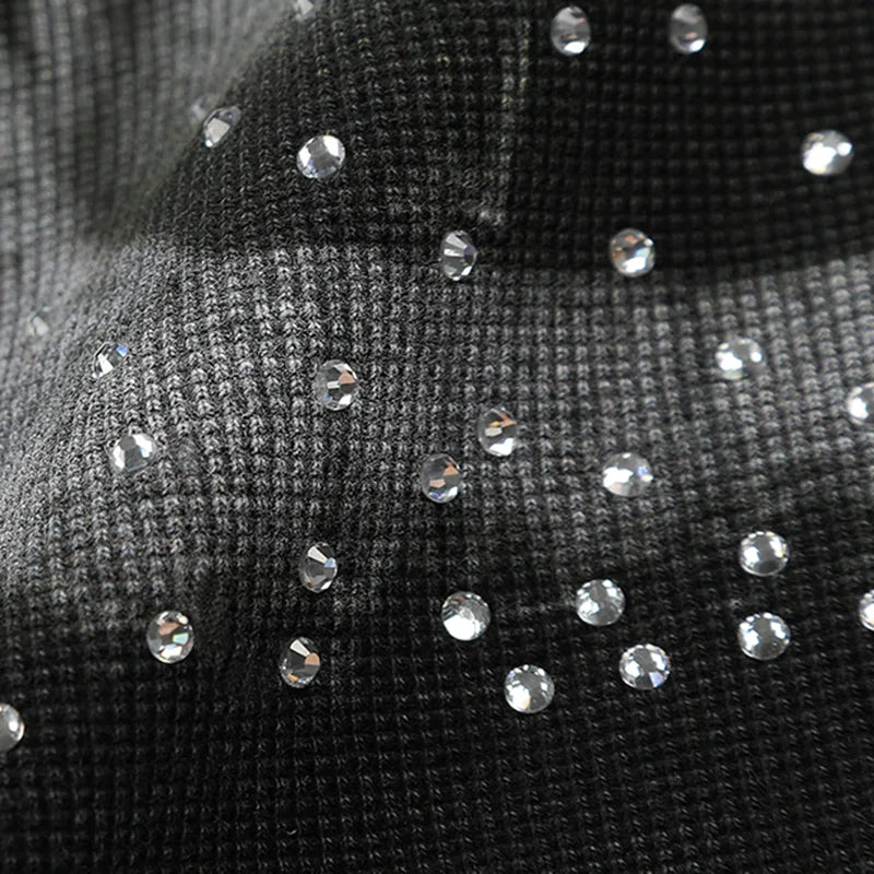 90s Grunge Bling Waffle Tee-566