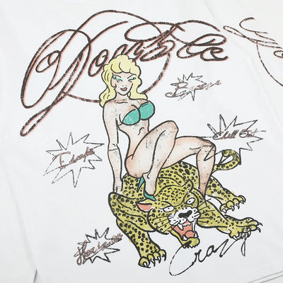 Pin-up Leopardo Manga Larga-643