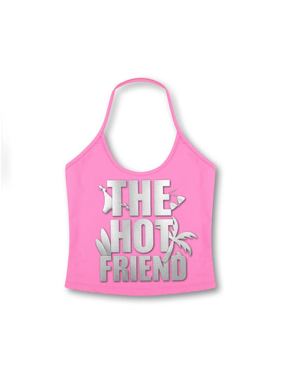 Metallic Tropical Slim Tank-638