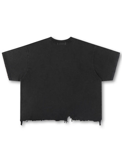 Camiseta desgastada de Arte de Jesús-564