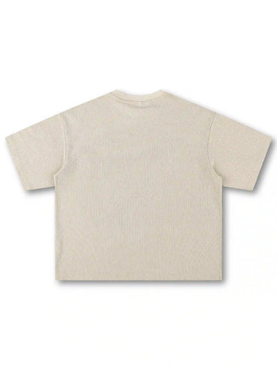 Camiseta Gofrada con Diamantes de Imitación y Ojo Turco-562