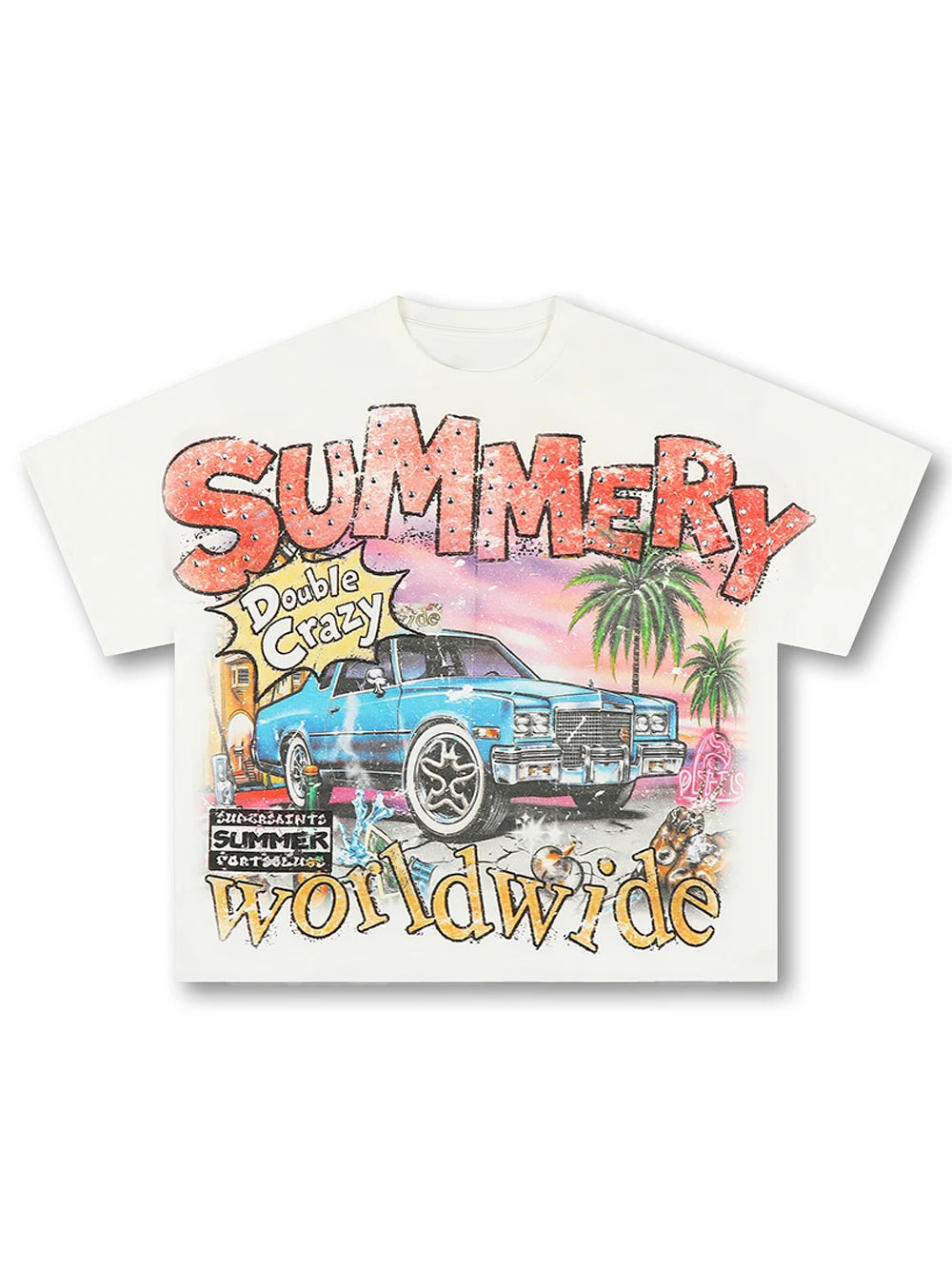 T-shirt ample Sorona voiture Lowrider années 90-601