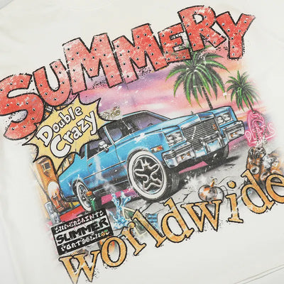 T-shirt ample Sorona voiture Lowrider années 90-601