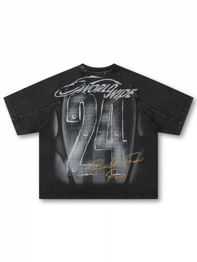 Camiseta de punto de retales años 90-561