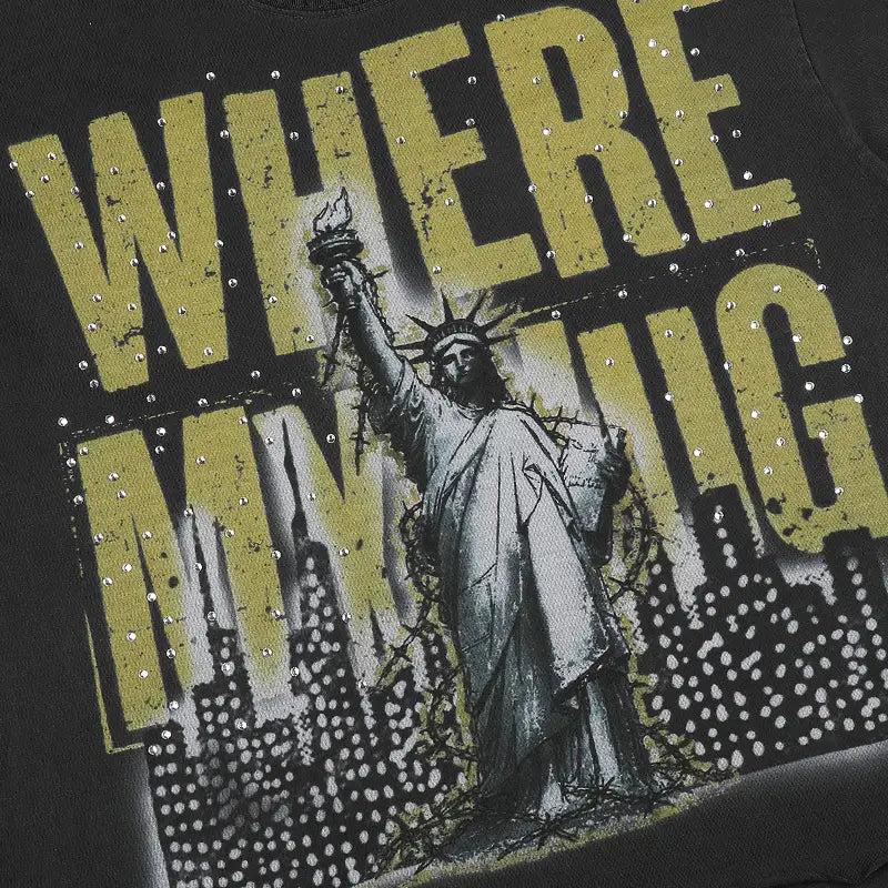 Liberty Slogan Vintage Tee-656