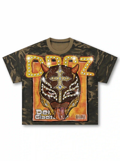 Camiseta holgada Gladiator camuflaje-555