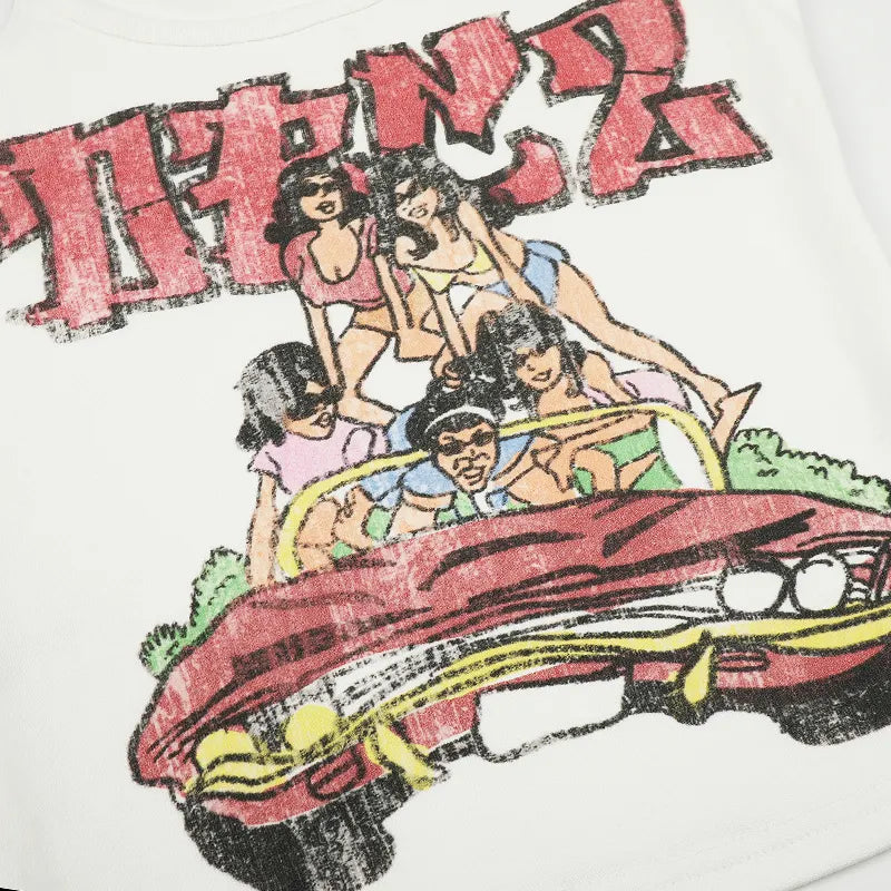 Camiseta Retro con Tirantes para Niñas Años 90 - 641