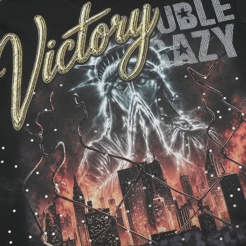 Burning City Liberty Tee-660