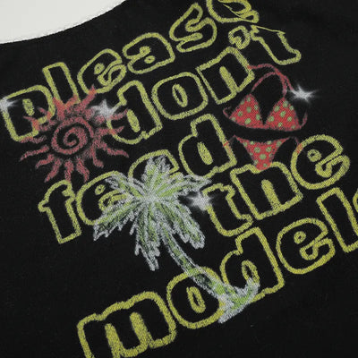 Vintage Funny Text Slim Cami-642