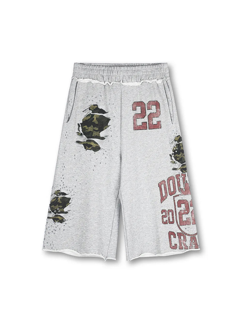 Varsity Camo Sweat Shorts-662