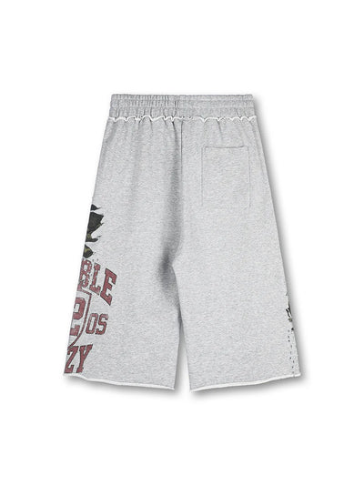 Varsity Camo Sweat Shorts-662