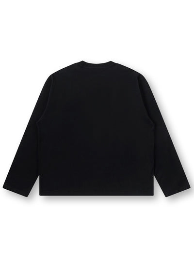 Rhinestone Afro Cherub Boxy L/S-729