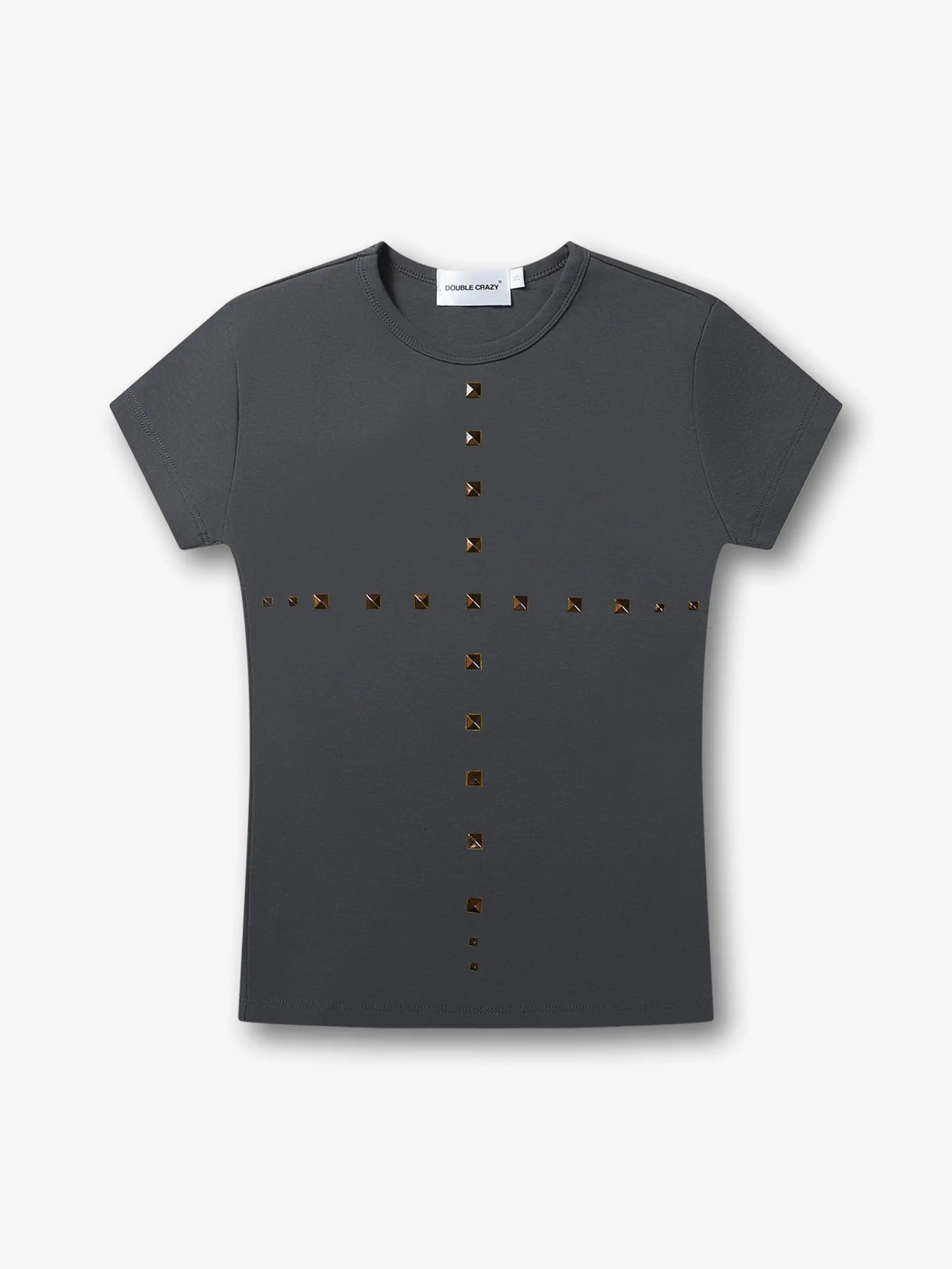Radiant Cross Stud T-shirt-261