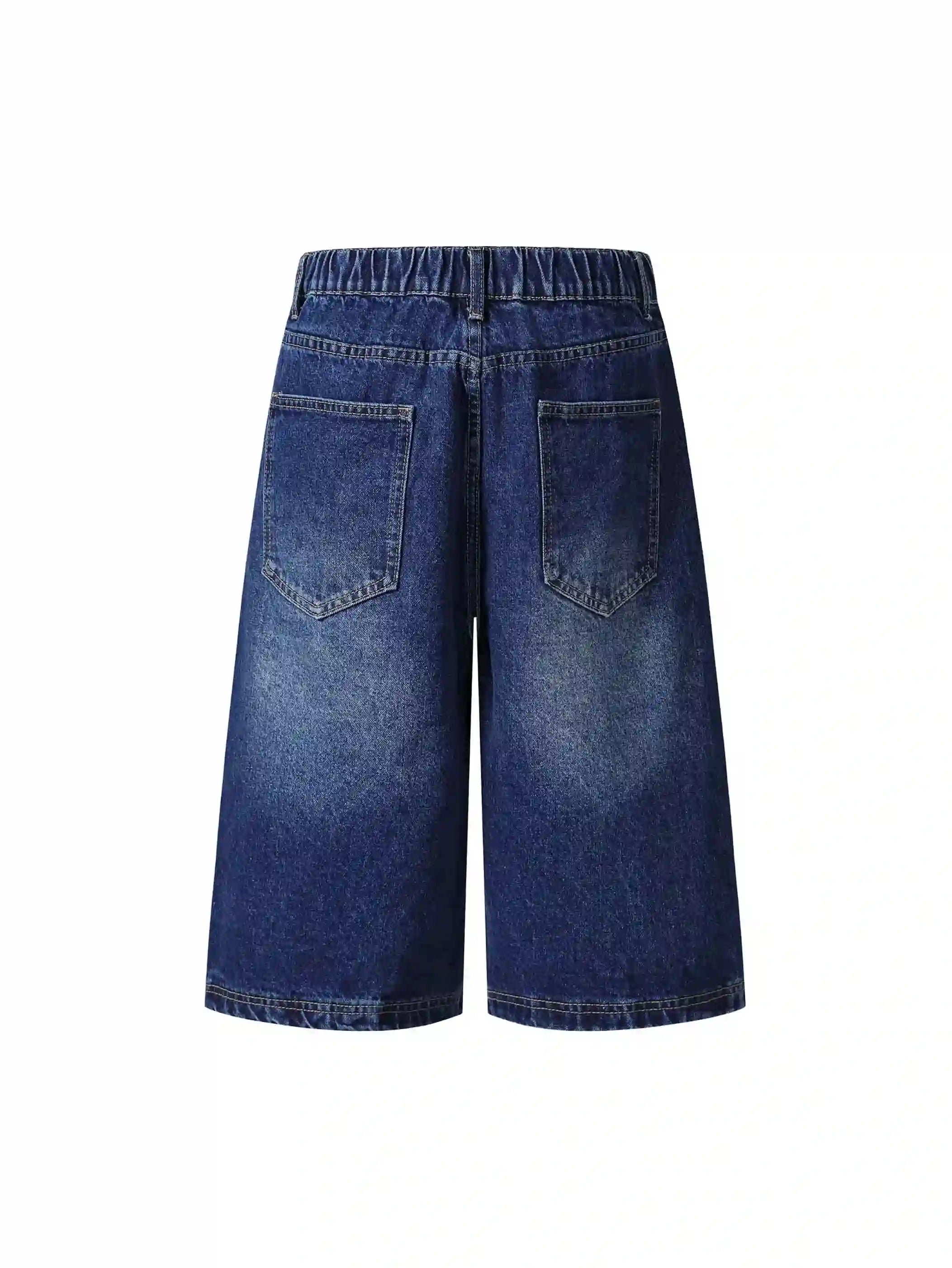 Starry Street Denim Shorts-S1094