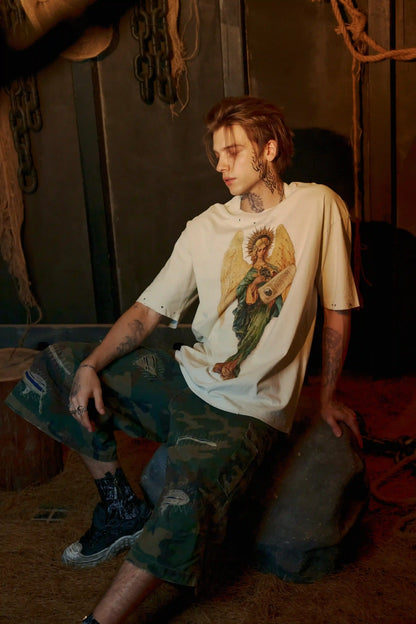 Revelation Angel Scroll T-shirt-169