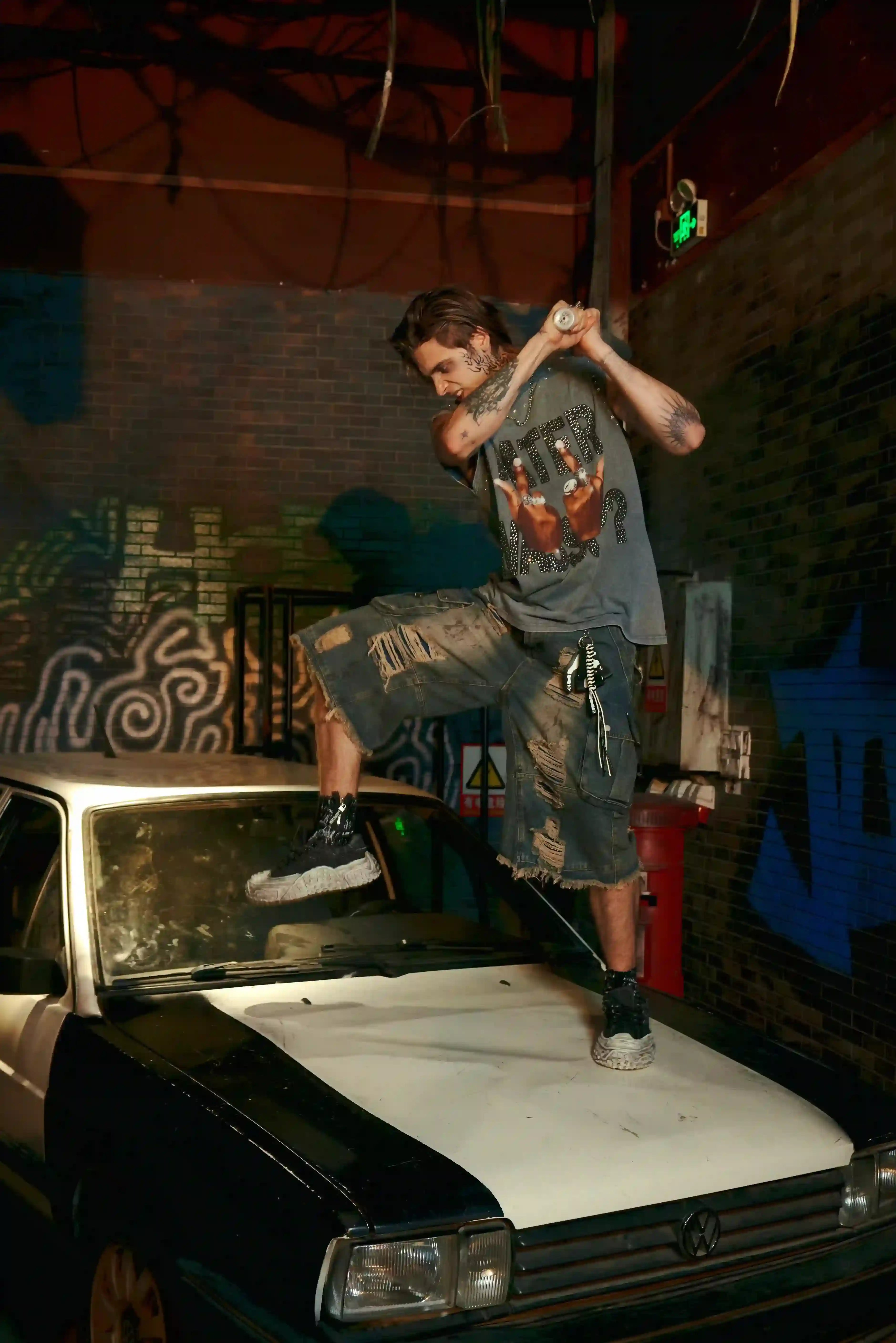 Rhinestone Rebel Finger Vest-205