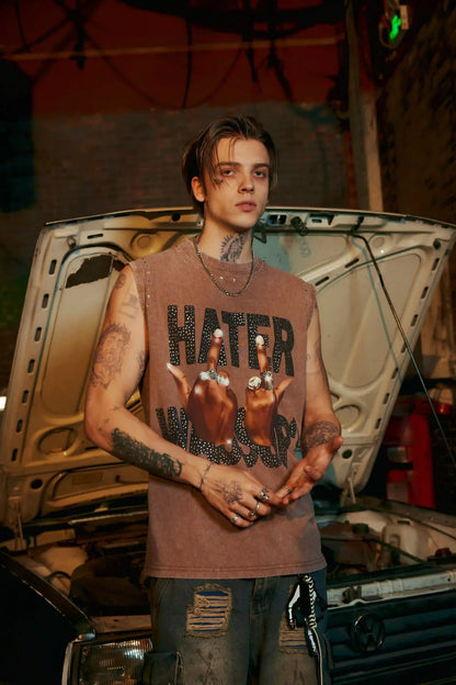 Rhinestone Rebel Finger Vest--205