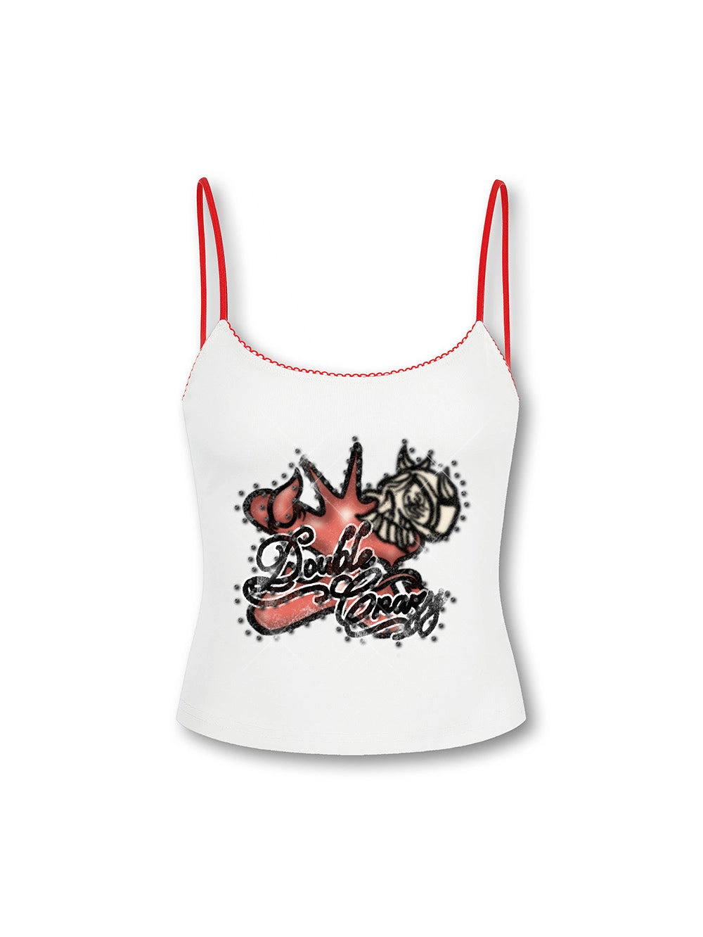 Rhinestone Skull Cami-700