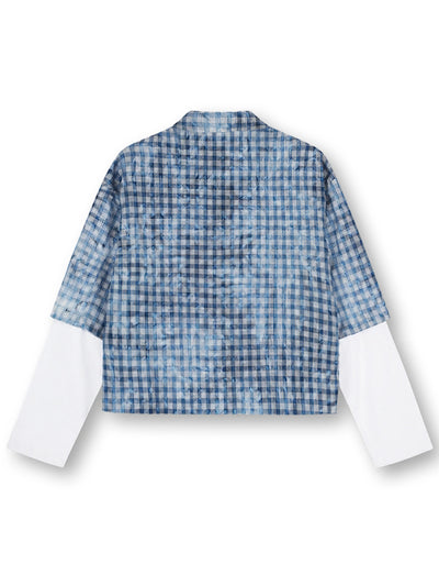 Chemise à Carreaux Afro Cloutée-703