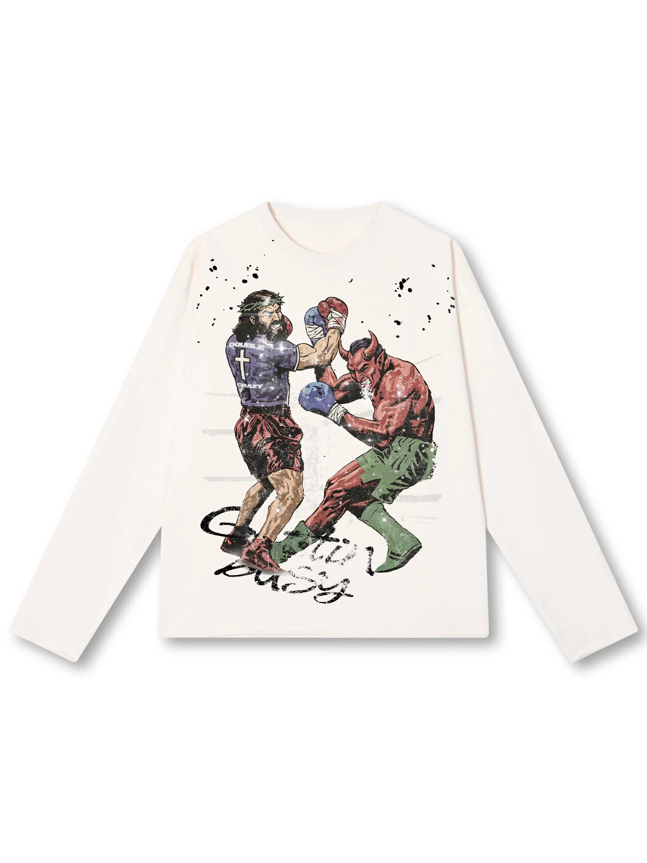 Vintage Painted Jesus L/S-712