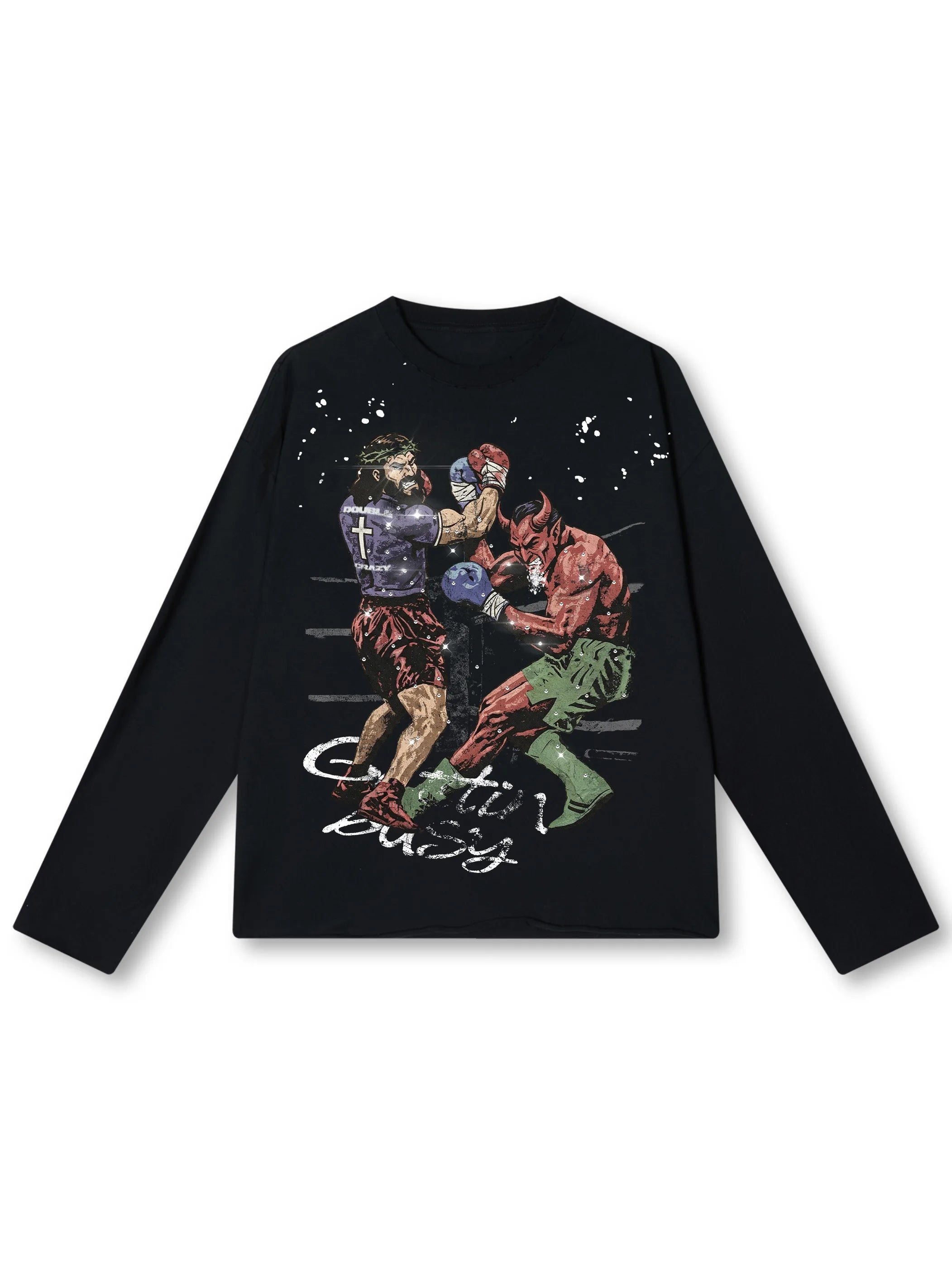 Vintage Painted Jesus L/S-712