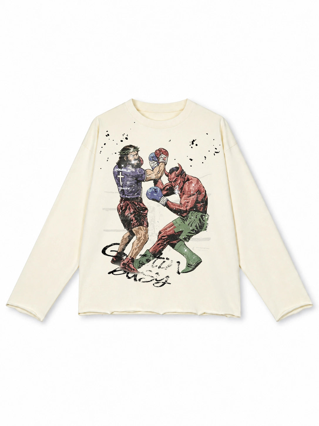 Vintage Painted Jesus L/S-712