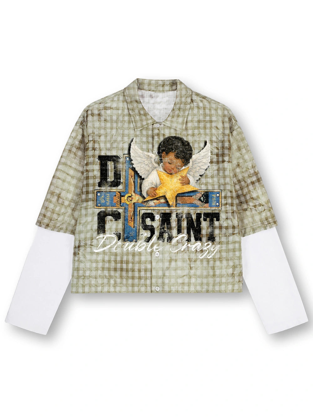 Layered Boxy Grunge Cherub L/S-714