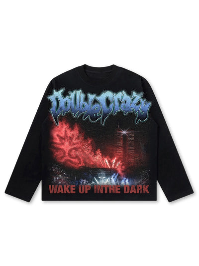 T-shirt à manches longues Concert Faded Boxy-721