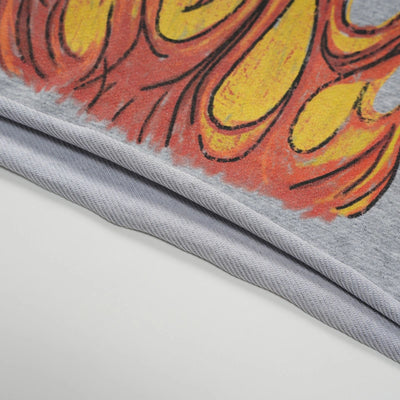 Heavy Alien Flame Sweat Shorts-735