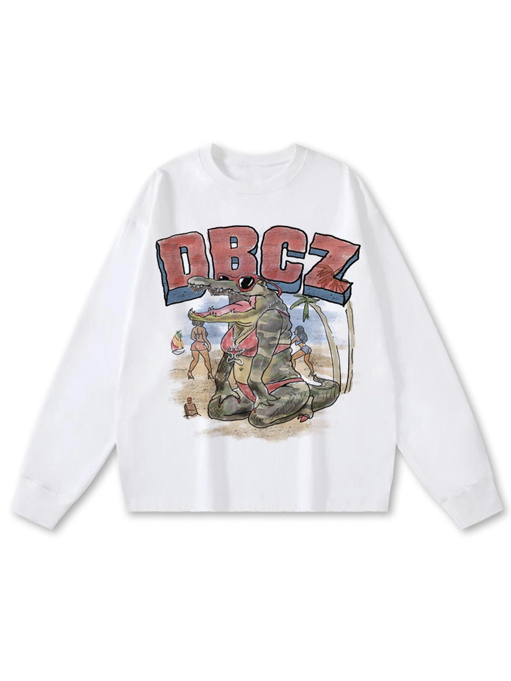Camo Croc Bikini Boxy L/S-747