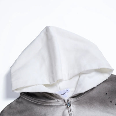 Distressed Kaiju Zip Hoodie-753