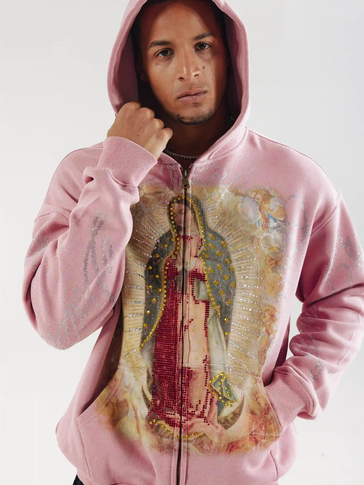 Vintage Iced-Out Virgin Hoodie-758