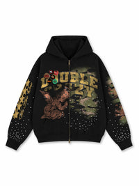 Royal Angel Zip Hoodie-757