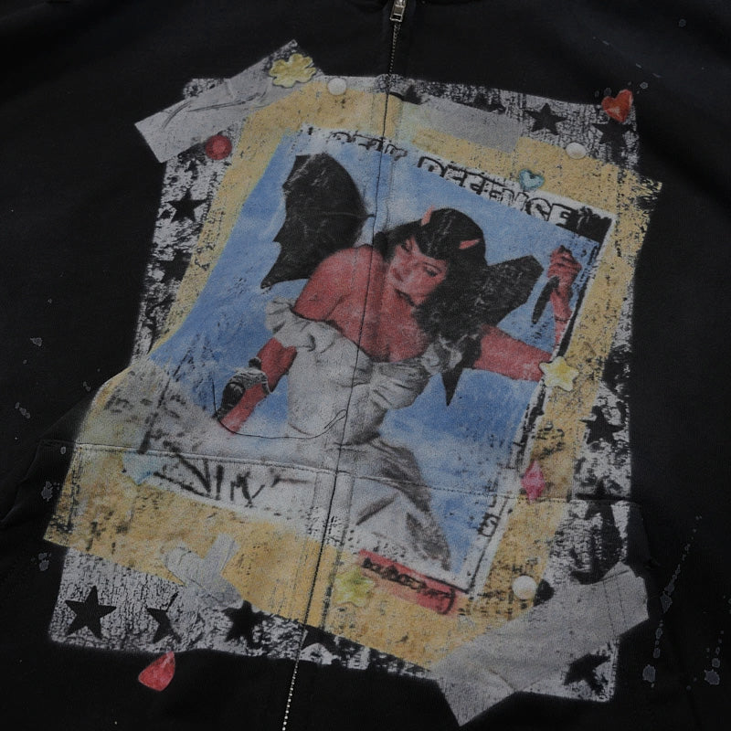Faded Scrapbook Vixen Zip-772